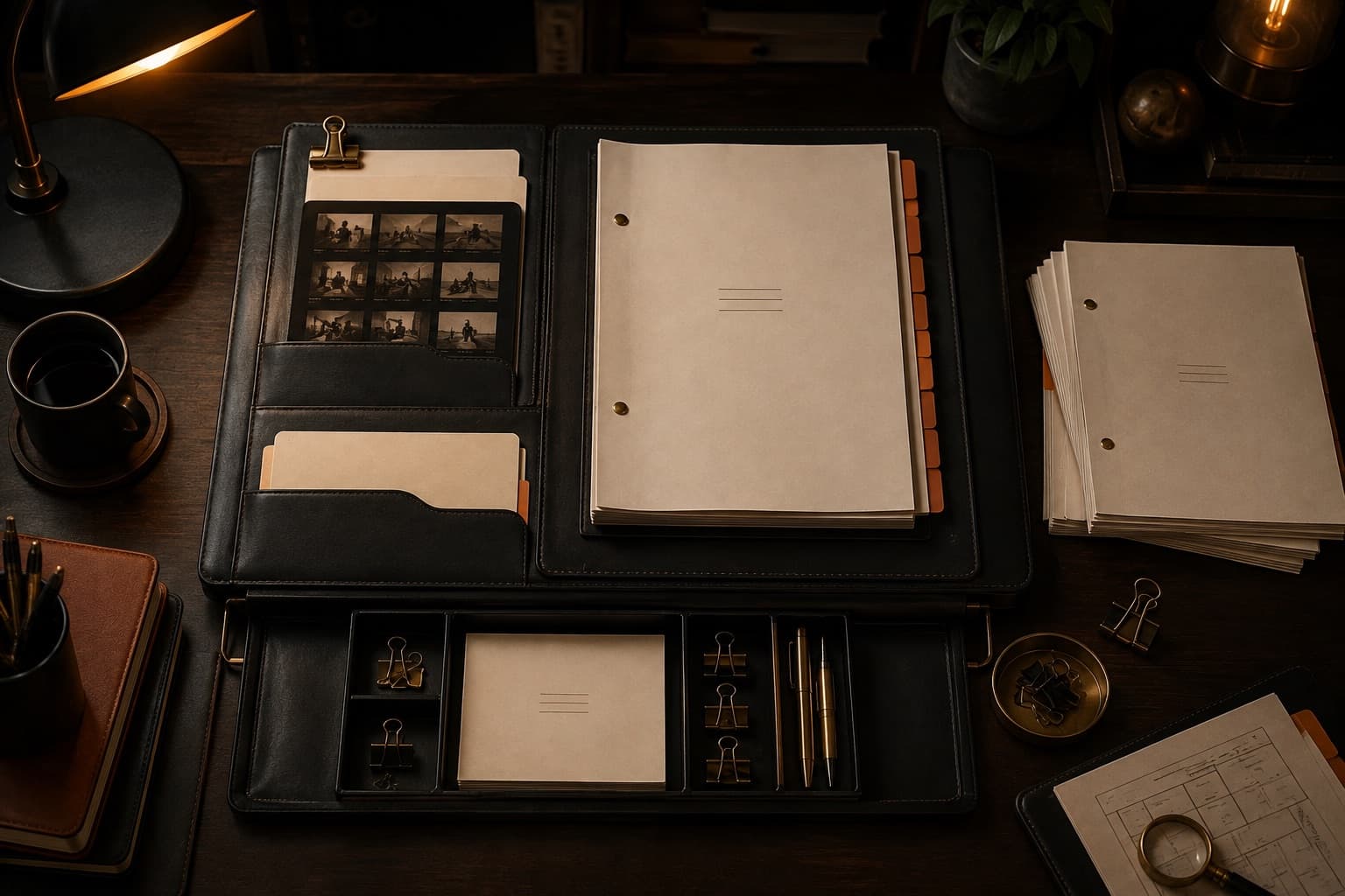 Project Command Center writer feature visualization