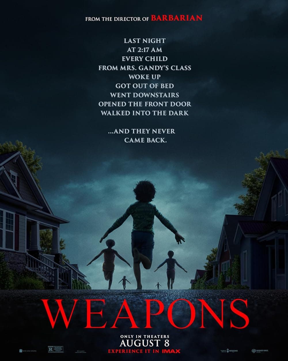 Weapons film poster