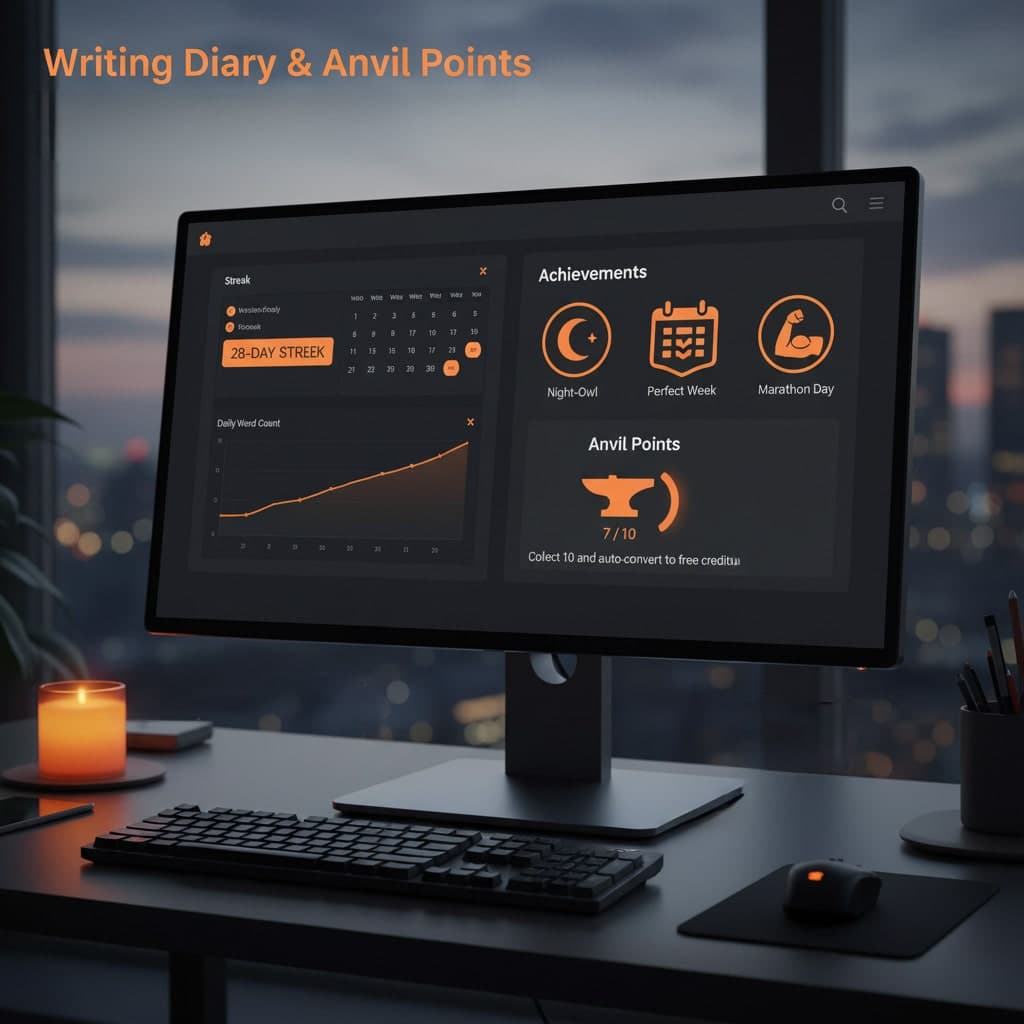 Writing Diary and Anvil Points